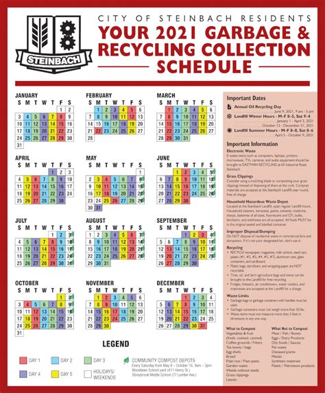 garbage pickup surrey bc schedule